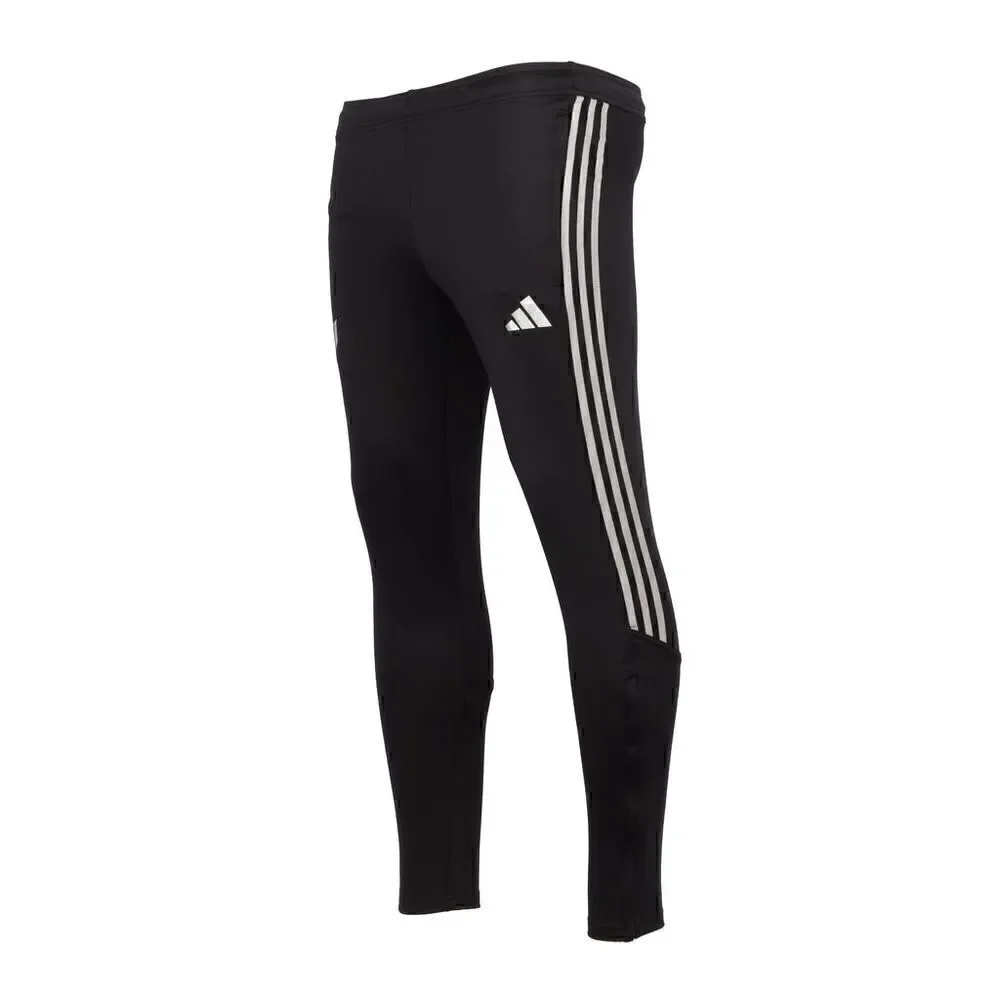 Adidas Messi Track Pants Men's M Soccer Sportswear Black Silver HR4352 Zippers